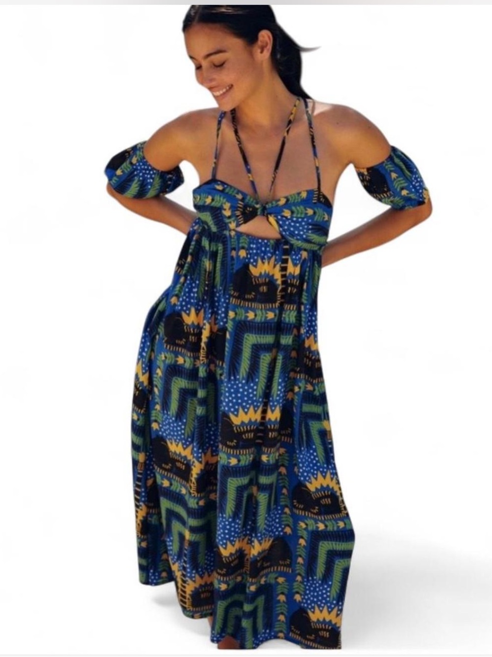 NWT! ANTHROPOLOGIE João Incerti Strappy Maxi Dress